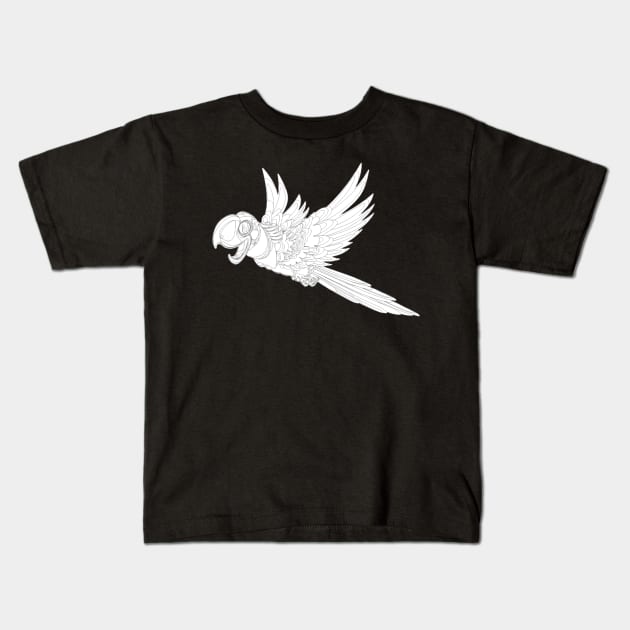 Cockatoo Kids T-Shirt by DeviAprillia_store